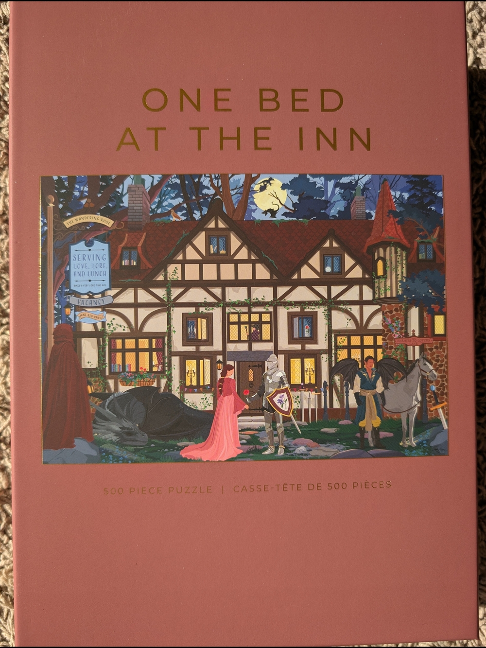 One Bed at the Inn 500-Piece Puzzle - Hobbry